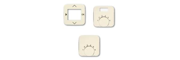 Bedienelemente für Raumtemperaturregler
