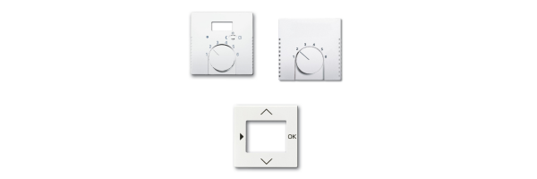 Bedienelemente für Raumtemperaturregler