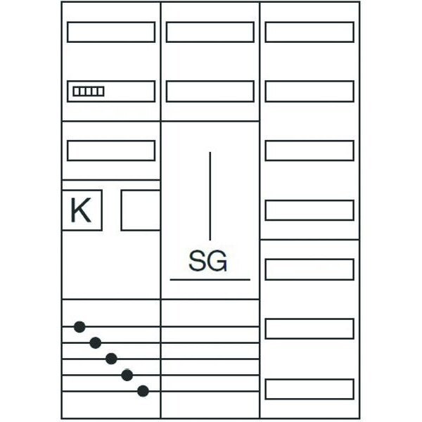 Hager Komplettschrank EON-Bayern ZB33SET27 2EHZ1V 1100 eHz 5polig