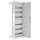 ABN ESPRO Flachverteiler UP/HW T: 110mm UK16 72TE 1x6reihig f. REG