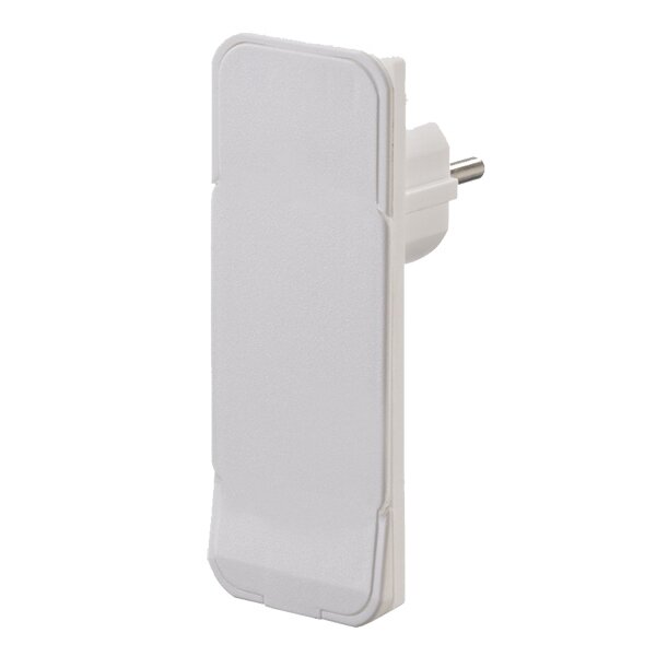Bachmann Flachstecker SCHUKO Flat Plug weiss ohne Leitung