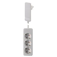 Bachmann Flachstecker SCHUKO Flat Plug weiss mit...