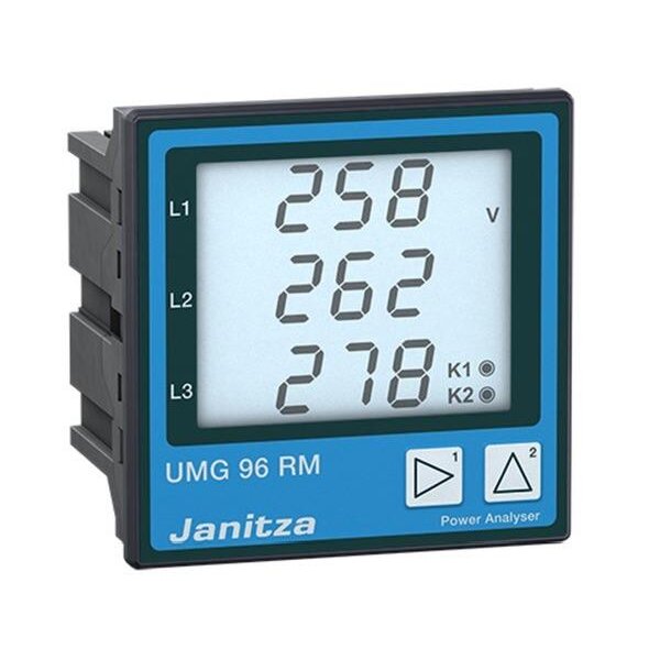 Janitza Multifunktionaler Netzanalysator UMG 96RM 90-277V UL Modbus