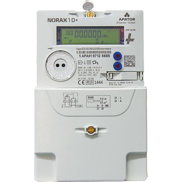 NZR Elektrikzähler Norax 1 D+ mME 0,25-5(60) A DT 2 Richt.