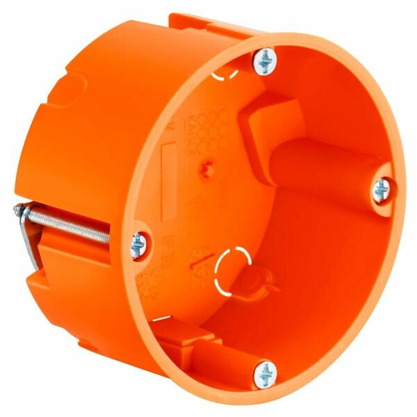 Kaiser Hohlwand-Gerätedose 9061-00 D: 68mm T: 35mm orange