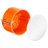 Kaiser Hohlwand-Abzweigdose 9071-01 D: 74mm orange mit...