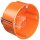 Kaiser Hohlwand Geräte-Verbindungsdose D: 68mm T: 62mm orange Objektverpackung