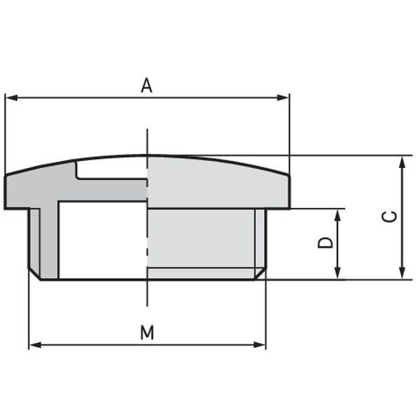 LAPP Blindstopfen SKINDICHT BLK-GL-M 16X1,5 RAL7001 SGY