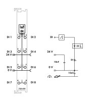 WAGO Eingangsklemme 750-430 digital 8Kanal 24VDC