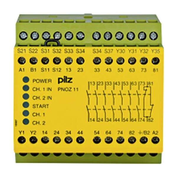 PILZ Sicherheitsrelais PNOZ 11 24VAC 24VDC 7n/o 1n/c