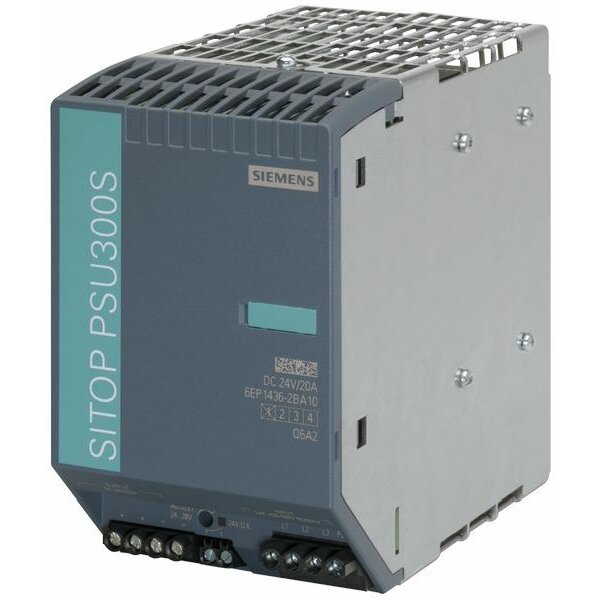 Siemens Stromversorgung 6EP1436-2BA10 PSU300S SITOP 24V/20A 3ph