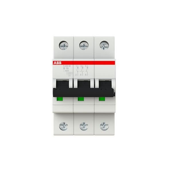 ABB Leitungsschutzschalter S203M-B16 B16A 3polig 10kA