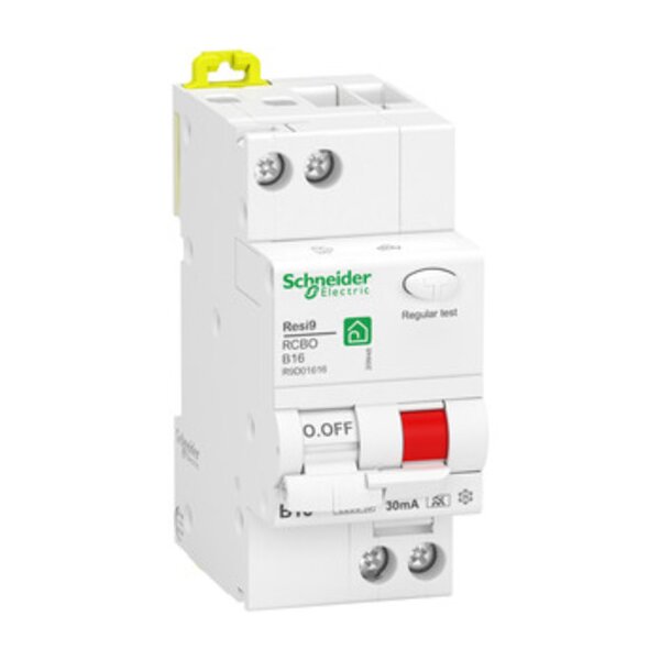 Schneider Electric FI/LS-Schalter Resi9 1P+N 16A B-Char. 30mA Typ A 6kA