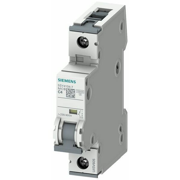Siemens Leitungsschutzschalter 5SY4104-7 C4A 1polig 10kA