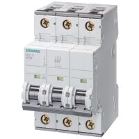 Siemens Leitungsschutzschalter 5SY4306-7 C6A 3polig 10kA