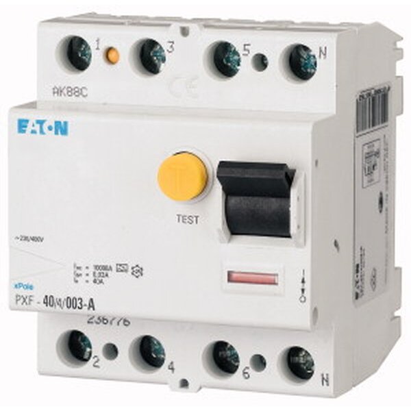 Eaton FI-Schutzschalter PXF-40/4/05-A 4polig 40/0,5A