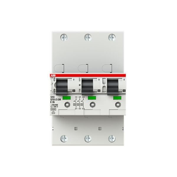 ABB Leitungsschutzschalter S751/3DR-E35 35A 3x1polig 25kA