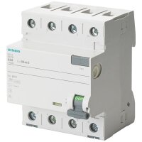 Siemens FI-Schutzschalter 5SV3444-6 40/0,1A 4polig