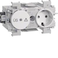 TEHALIT Steckdose GS12019016 + Feinschutz verkehrsweiß