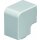OBO Bettermann Flachwinkelhaube WDK HF40040RW 40x40mm reinweiss