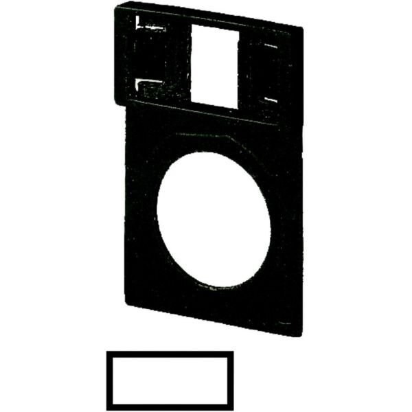 Eaton Träger + Schild Q25TS-02 beschriftbar alu