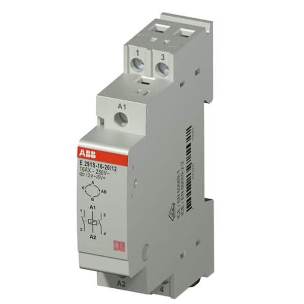 ABB Serien-Stromstoßschalter E291S-16-20/12 Spule 12 VAC 16A 2NO