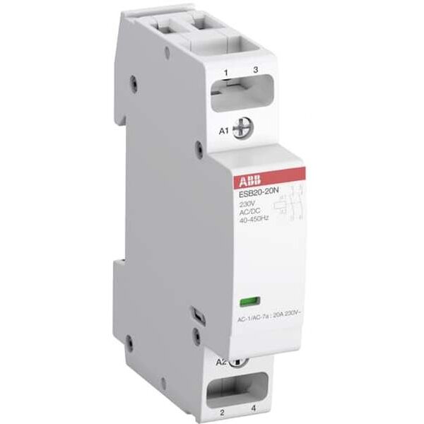 ABB Installationsschütz ESB20-02N-06 20A 0S/2Ö 230VAC/DC