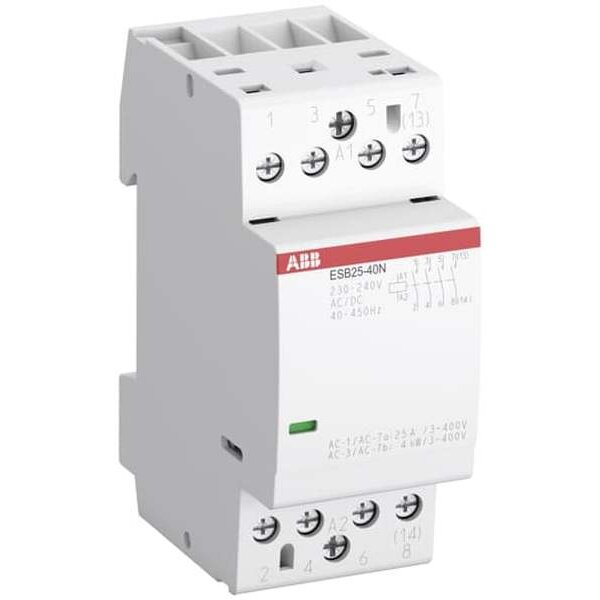 ABB Installationsschütz ESB25-04N-06 0S/4Ö 230-240V AC/DC