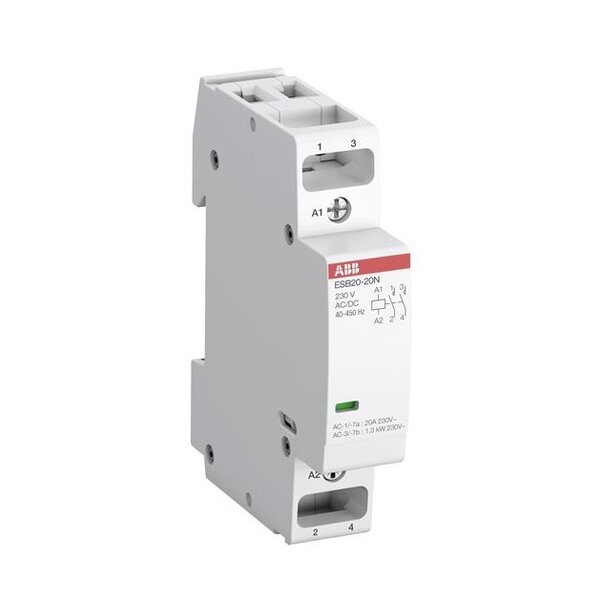 ABB Installationsschütz ESB20-20N-06 20A 2S/0Ö 230VAC/DC