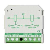 Schalk Doppelrelais RDSU19 230V AC 2Schliesser UP