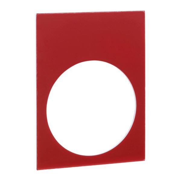 Schneider Electric Bezeichnungsschild 30x40mm 1 schwarze 1 rote Seite neutral