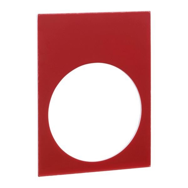 SCHN Bezeichnungsschild 30x40mm 1 schwarze 1 rote Seite neutral