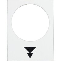 Schneider Electric Bezeichnungsschild 30x40mm weiß...