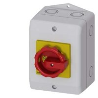 Siemens Haupt-/Not-Aus-Schalter 3LD2064-1TC53 4polig 1N-+...