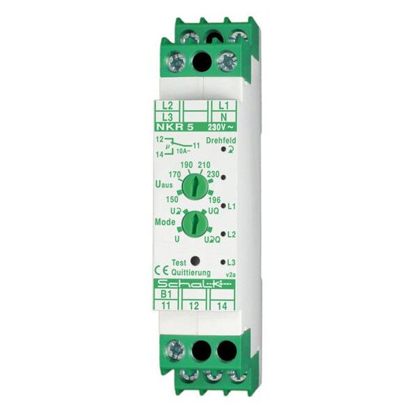 Schalk Netz-Überwachungsrelais NKR 5 mit Drehfeld 3x230/400VAC 1W