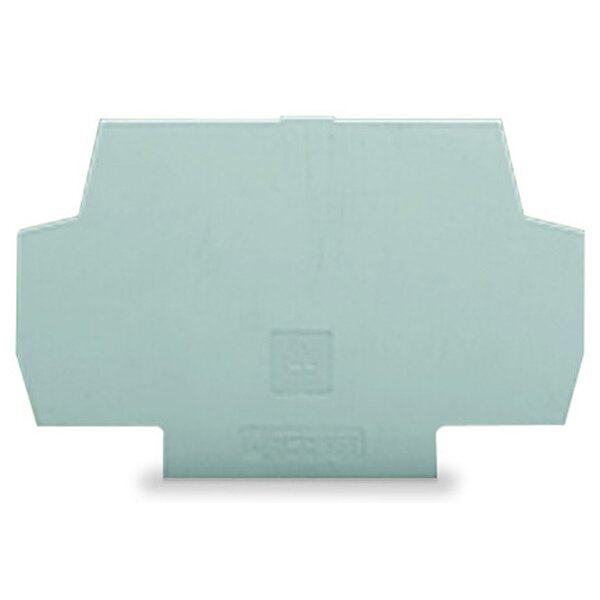 WAGO Abschlussplatte u. Zwischenplatte 859-525 1mm dick grau