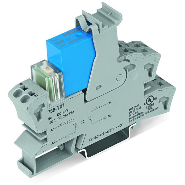 WAGO Stecksockel mit Relais 788-701 24VDC/24VDC,5A