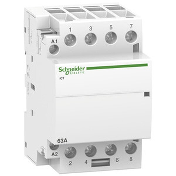 Schneider Electric Installationsschütz A9C20864 ICT 4S 63A 220-240VAC