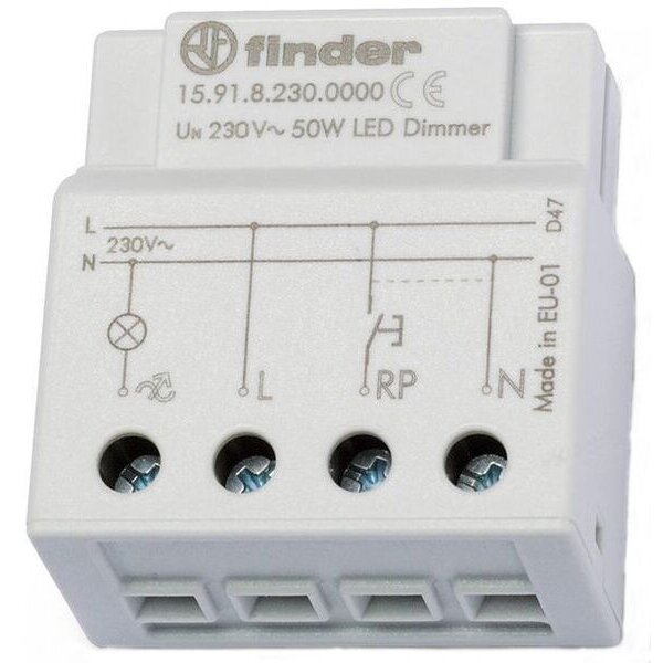 Finder Elektronischer Dimmer auch für LED