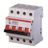 ABB Ausschalter E 204/63G 4polig 63A  grau