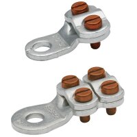 Klauke Klemmkabelschuh gestanzt 10-16qmm M8 2 Schrauben