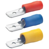 Klauke Flachsteckhülse 4,8x0,8mm 0,5-1qmm isoliert...