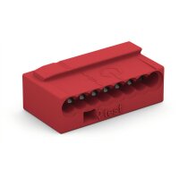 WAGO Verbindungsdosenklemme 8polig Micro 0,6-0,8qmm rot
