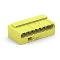 WAGO Verbindungsdosenklemme 8polig Micro 0,6-0,8qmm gelb