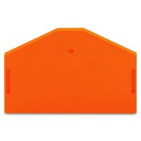 WAGO Abschlussplatte u. Zwischenplatte 280-313 orange