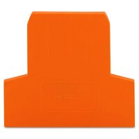 WAGO Abschlussplatte u. Zwischenplatte 281-309 orange