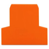 WAGO Abschlussplatte u. Zwischenplatte 281-309 orange