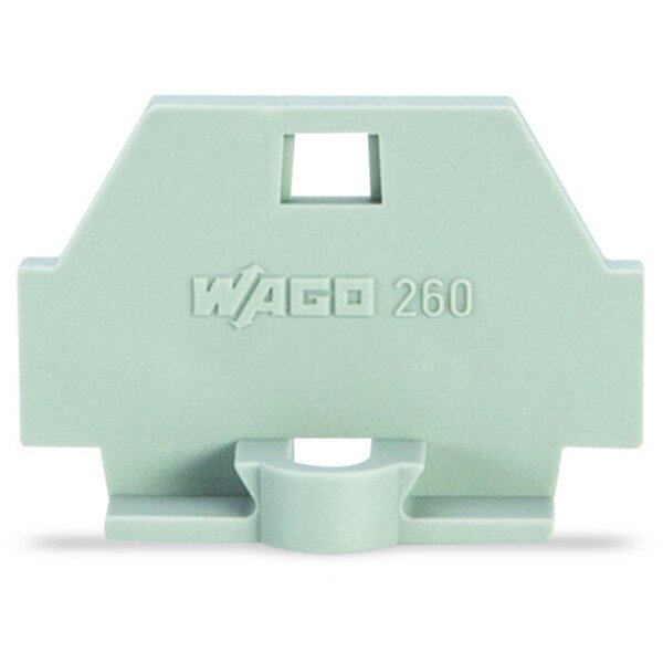 WAGO Abschlussplatte 260-361 grau