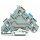 WAGO Initiatorenklemme 280-570 m.PE-Anschl. ohne LED
