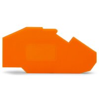 WAGO Abschlussplatte u. Zwischenplatte 780-317 orange